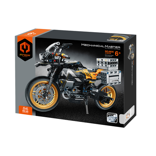 557pc iM.Master Mechanical Motorcycle Building Blocks Kids Toy Kit Black 6+