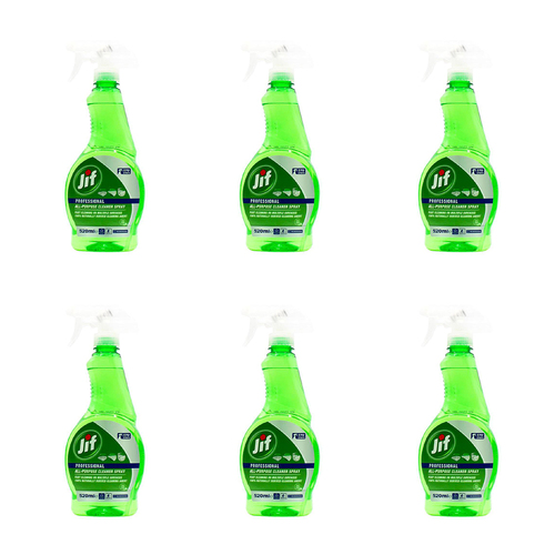 6PK Jif Pro All Purpose Kitchen/Bathroom Spray Cleaner 520ml