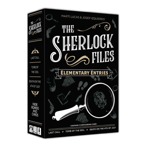 Indie Boards & Cards Sherlock Files Elementary Entries Board Game 14y+