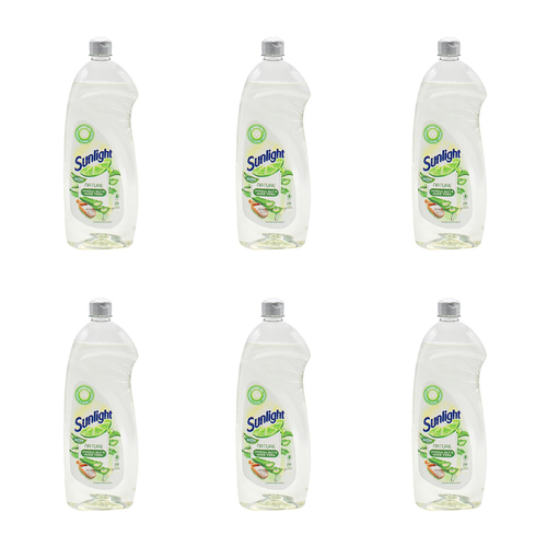 6PK Sunlight Dishwashing Liquid Nature Mineral Salt & Aloe Vera 900ml