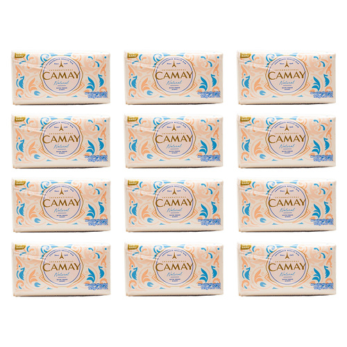 36pc Camay 125G Soap Bar Natural w/ Fresh Scent - White