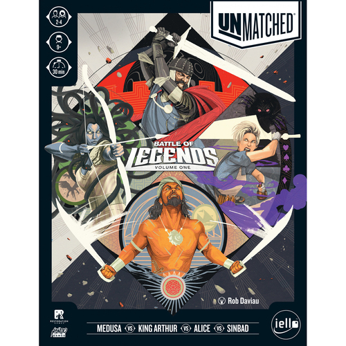 Mondo Games Unmatched Battle of Legends Vol. 1 Kids Board Game 9y+