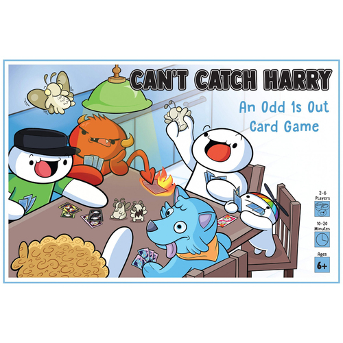 Breaking Games Can't Catch Harry Odd 1s Out 2-6 Players Card Game Set 6y+