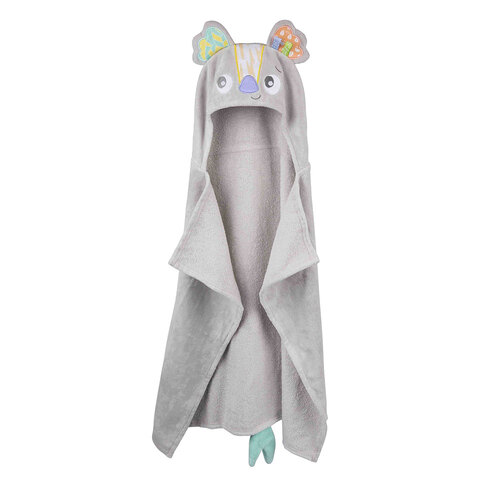 Playgro Fauna Friends Baby Bathing Hooded Towel Koala 0m+