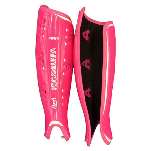 Kookaburra Viper Field Hockey Shinguards Pair Pink Size Medium