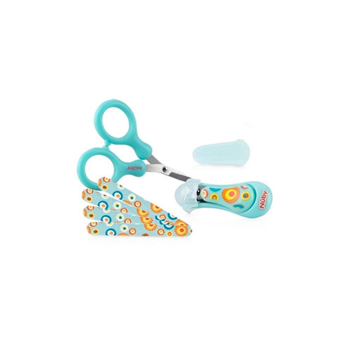 8pc Nuby Baby Nail Care Grooming Manicure Set Assorted