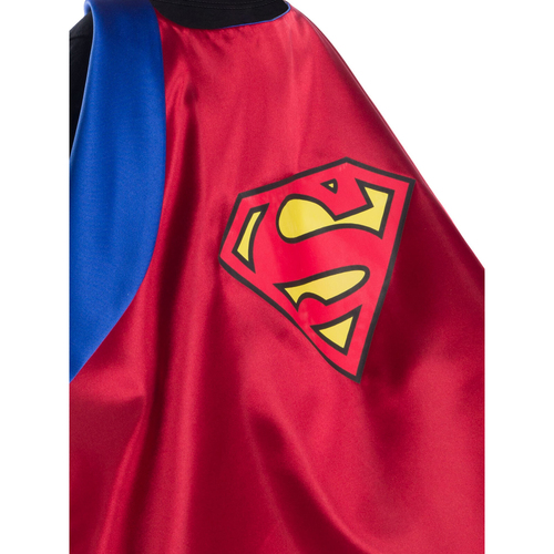 Dc Comics Satin Superman Cape Set Kids/Boys Hero Costume Party Accessory