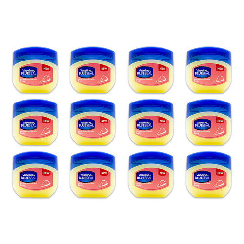 12PK Vaseline Blue Seal 50ml Baby Gentle Protective Petroleum Jelly