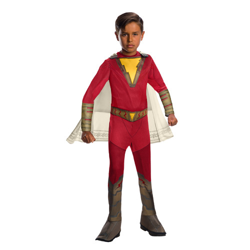 Dc Comics Shazam Classic Boys Dress Up Costume - Size S