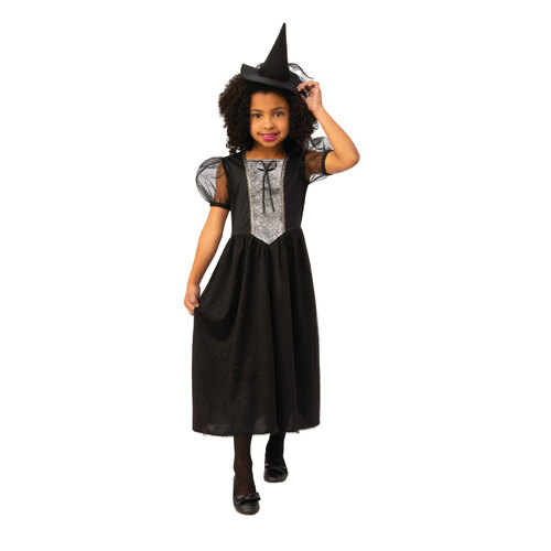 Rubies Black Witch Girls Dress Up Costume - Size M