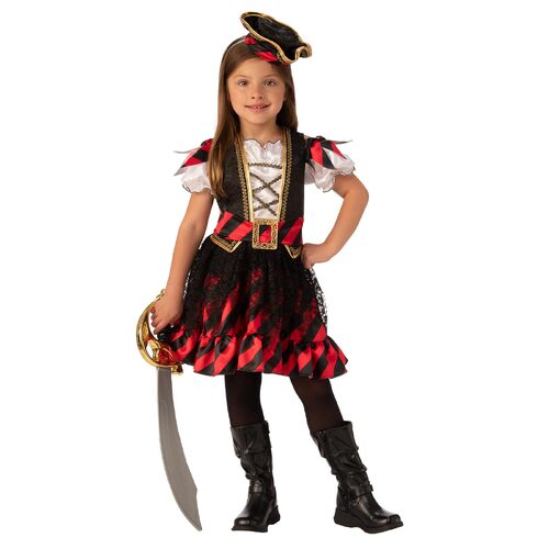Rubies Pirate Girl Girls Dress Up Costume - Size S