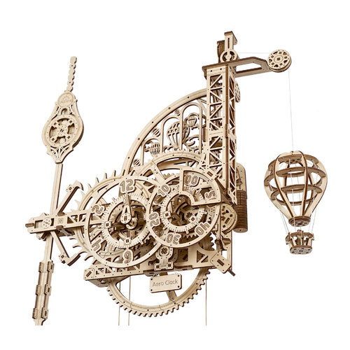 Ugears Aero Clock Mechanical DIY Wooden 3D Puzzle 320pc