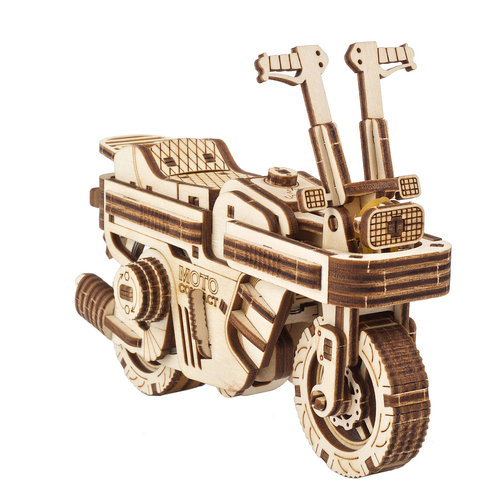 Ugears Moto Compact Folding Scooter Wooden 3D Puzzle 192pc