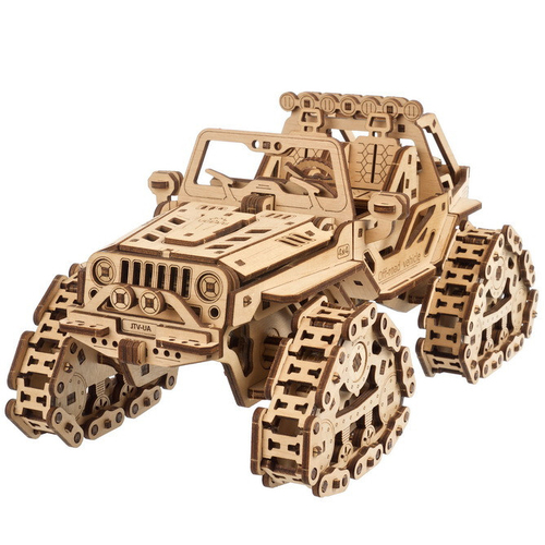 Ugears Tracked Off-Road Vehicle Wooden 3D Puzzle 423pc