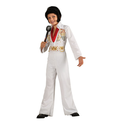 Rubies Elvis Deluxe Child Boys Dress Up Costume - Size M