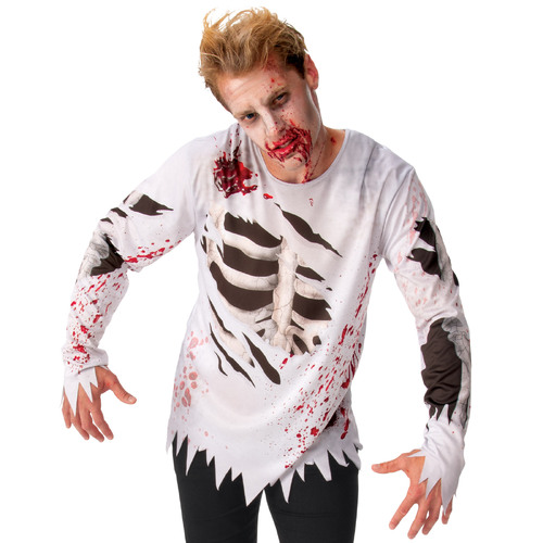 Rubies Zombie Men's Dress Up Costume Top - Size XL