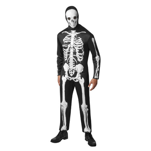 Rubies Skeleton Adult Men's Dress Up Costume - Size L