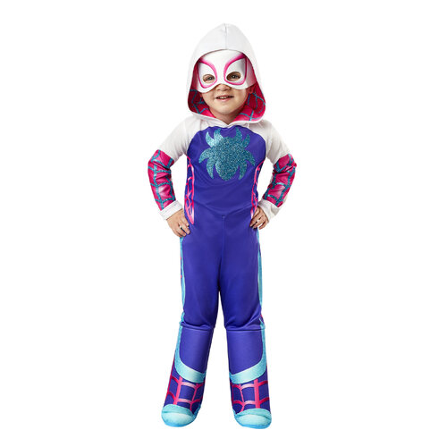 Ghost Spider Deluxe Sahaf Dress Up Costume - Size Toddler