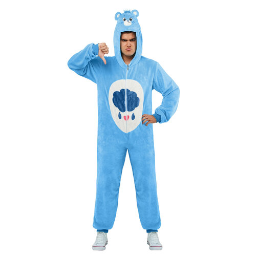 Marvel Carebears Grumpy Bear Adult Unisex Dress Up Costume - Size S