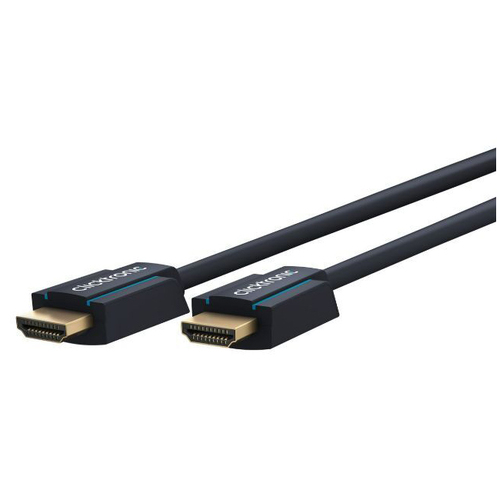 Clicktronic 0.5m Premium Male HDMI 2.0 Cable Connector - Black