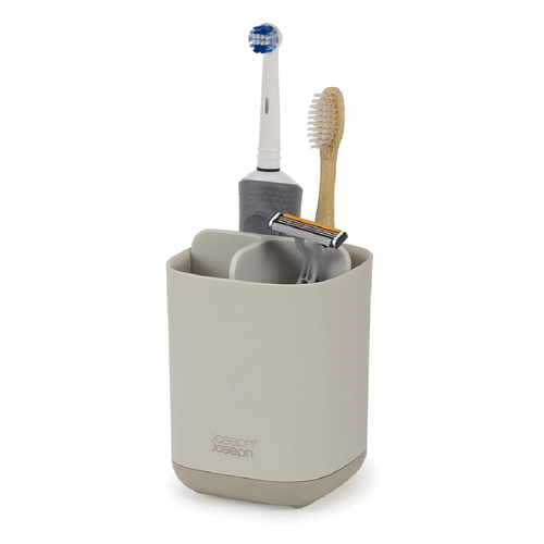 Joseph & Joseph EasyStore 12.7cm Toothbrush Caddy - Ecru