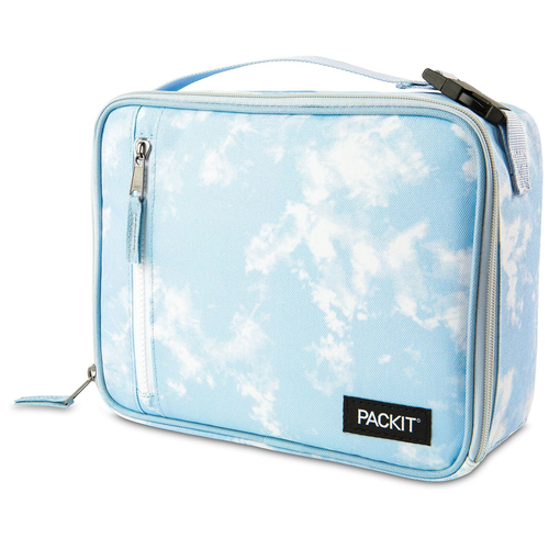 PackIt Freezable Polycanvas Lunch Box Bag 25cm - Blue Sky