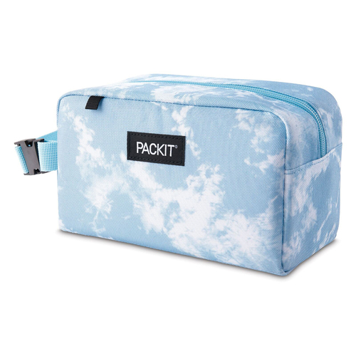 PackIt Freezable Polycanvas Snack Box Bag 23cm - Blue Sky