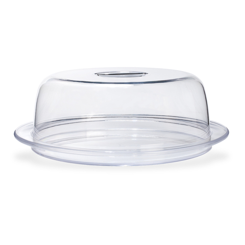 Pizzazz Acrylic Cake Dome Cover Lid Round 35cm - Clear