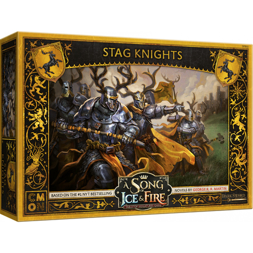 Cmon A Song Of Ice & Fire Miniatures Game Figure Stag Knights 14y+