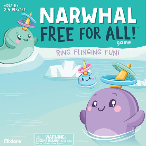 Mixlore Narwhal Free For All Kids Family Party Game 5y+