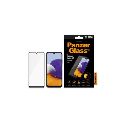 PanzerGlass Screen Protector Guard For Samsung A22 4G Black