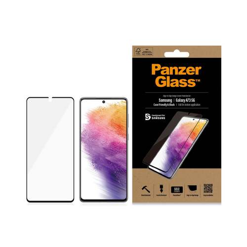 PanzerGlass Case Friendly Screen Protector For Samsung A73 5G - Black