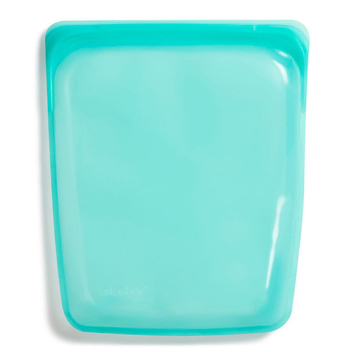 Stasher Half Gallon 1.92L/26cm Silicone Bag Reusable Food Storage - Aqua