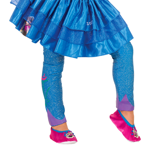 Girls US 6-8 Disney Frozen Princess Anna Footless Tights/Leggings