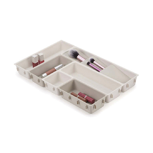 7pc Joseph & Joseph Viva Makeup Shell Drawer Organiser Tray Set