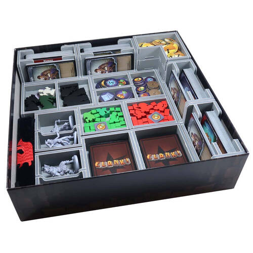 Folded Space Game Box Inserts Organiser For Clank TTRPG