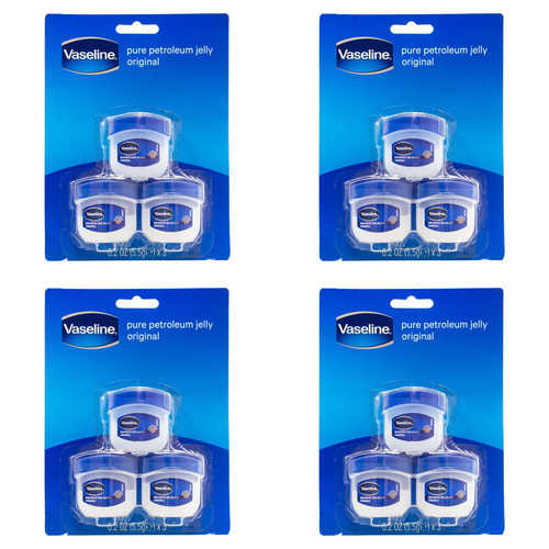 12pc Vaseline Skin Protecting Petroleum Jelly Original