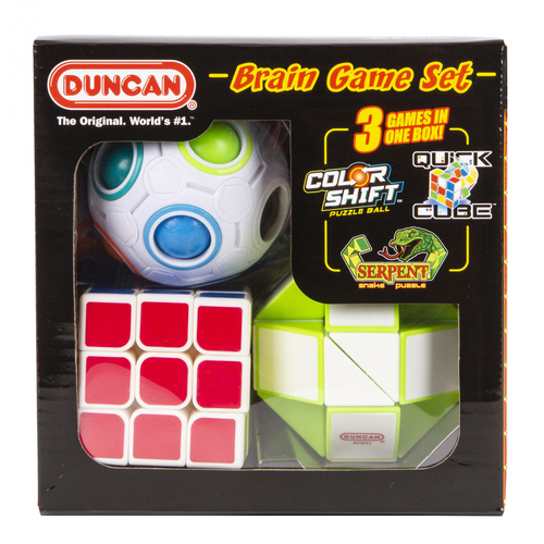 Duncan Brain Game Combo Set Shift/Quick Cube/Serpent 