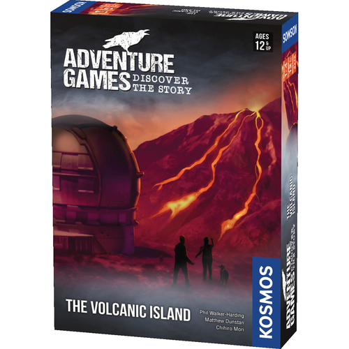 Kosmos Adventure Games Volcanic Island Tabletop Party Board Game 12y+