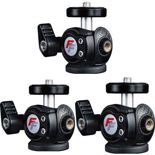 3PK FireFly FBH-K2 Rotatable Ball Head For Tripods 5x5.6cm - Black