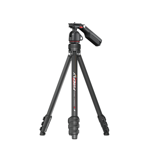 FireFly FVT-04 Compact Video Tripod Flip Lock Legs 135cm - Black