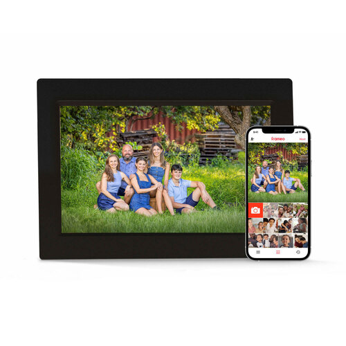 FireFly Frameo 10.1'' Wi-Fi Digital Photo Frame 32GB Storage - Glass