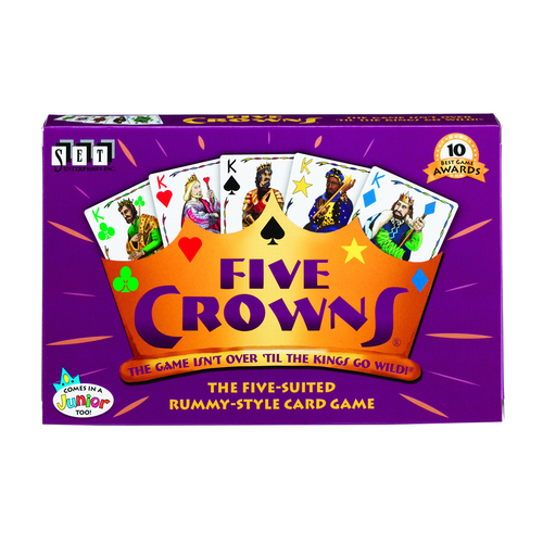 Set Enterprises Five Crowns Strategy Kids/Children Card Game 8+