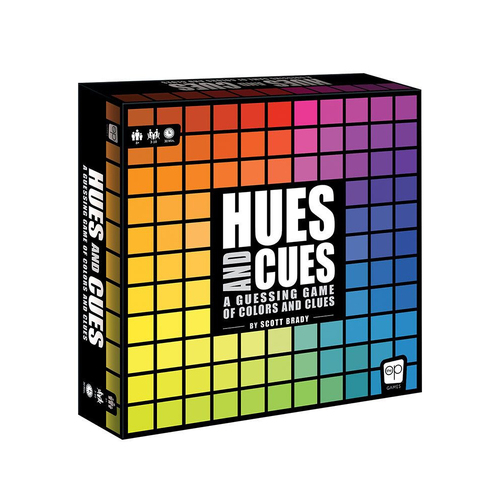 The Op Hues And Cues Tabletop Party Colour Themed Communication Board Game