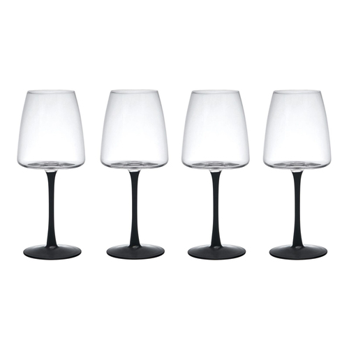 4pc Mikasa Palermo Crystal White Wine Glass Set, 400ml