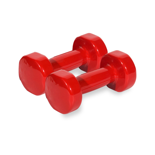 2PK Vinyl Dipped Weighted Dumbbell 3kg Home Gym Workout Set