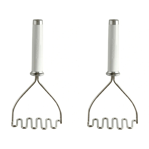 2PK KitchenAid Stainless Steel Potato Wire Masher  - White