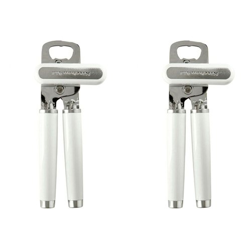 2PK KitchenAid Stainless Steel Can Opener 21x9cm - White