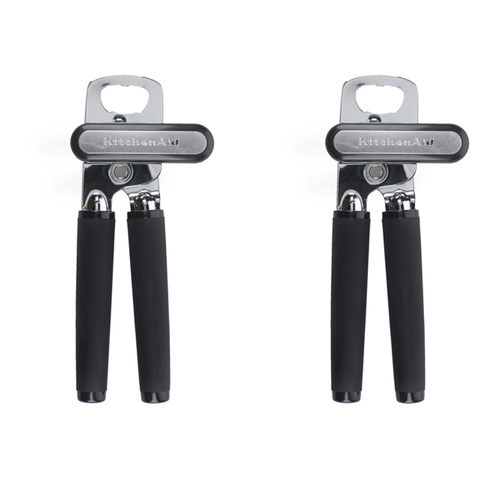 2PK KitchenAid Stainless Steel Can Opener 21x9cm - Black