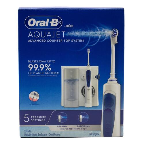 Oral B AquaJet Oral Irrigator Counter Top System Oral Care